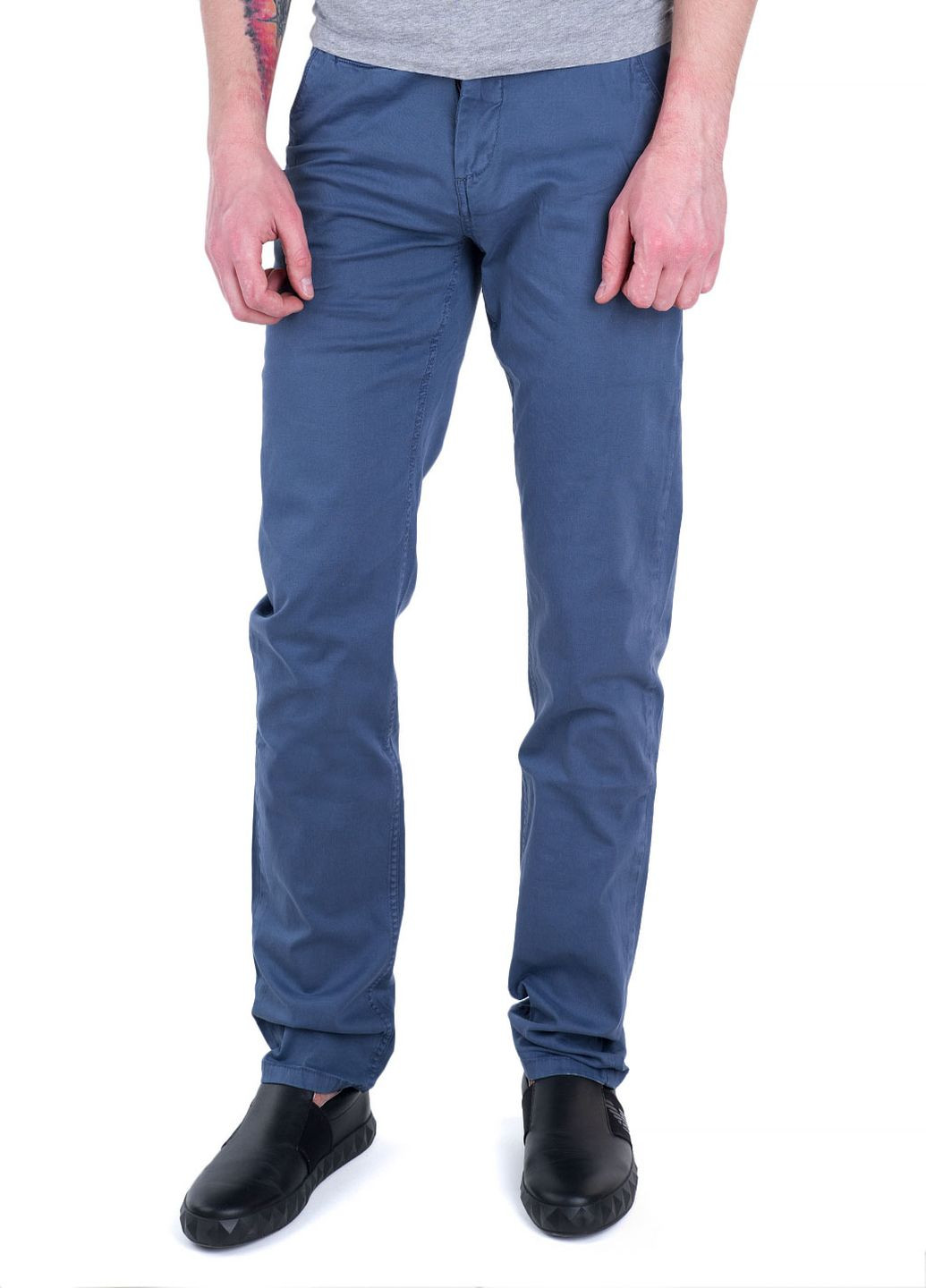 Синие летние брюки E-Bound