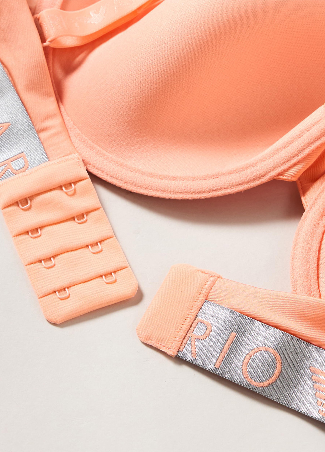 Світло-оранжевий бюстгальтер Emporio Armani з кісточками поліамід