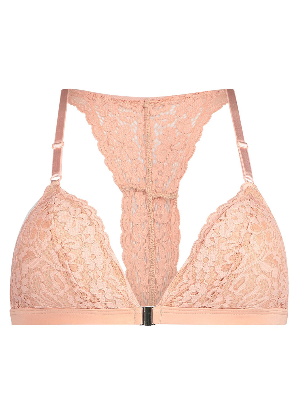 Персиковий бралетт бюстгальтер Hunkemoller без кісточок поліамід