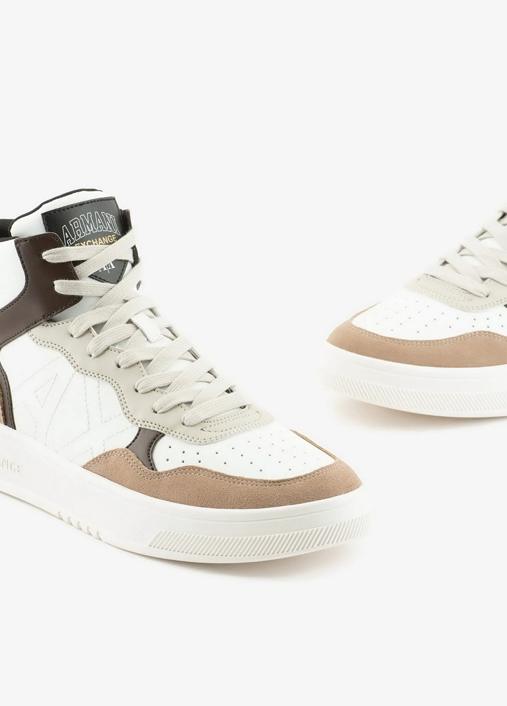 Білі Осінні кросівки Armani Exchange