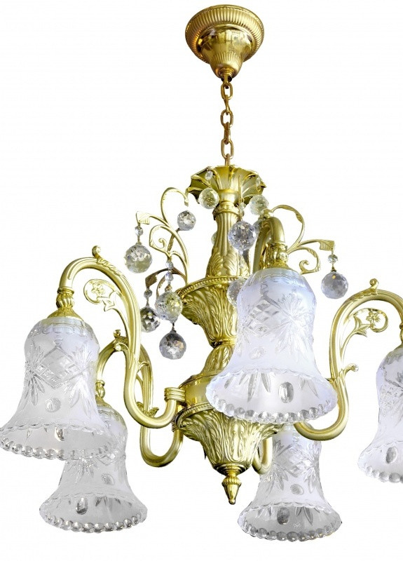 Люстра підвісна прованс велика для холу BKL-178S/5 Brille (253887513)