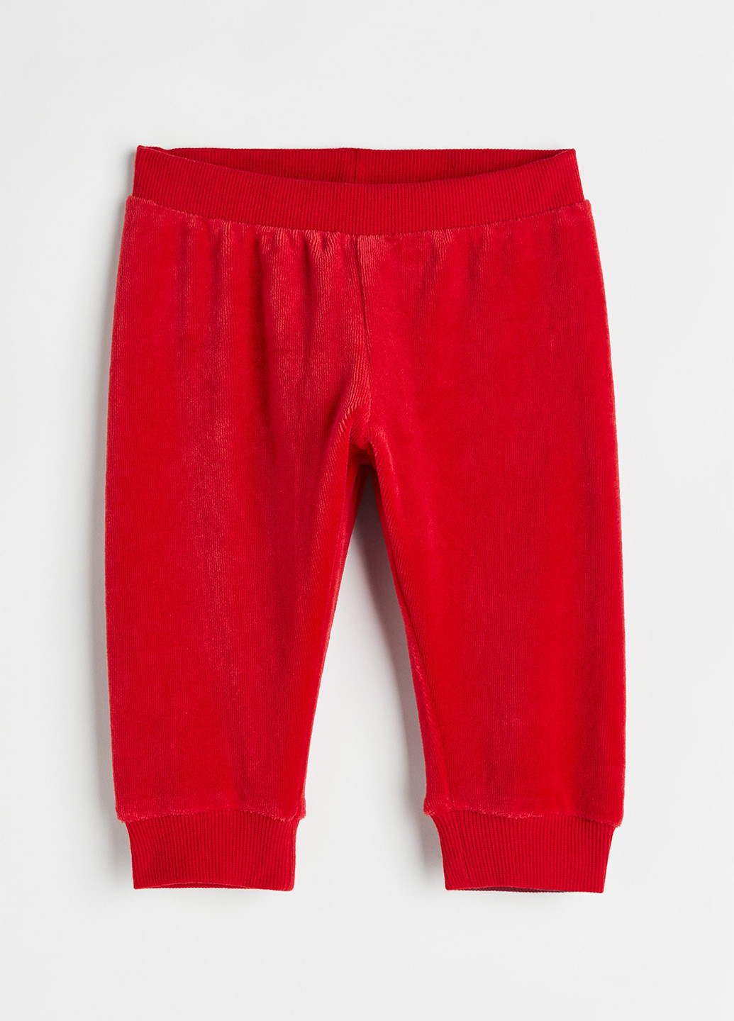 Красные кэжуал демисезонные джоггеры брюки H&M