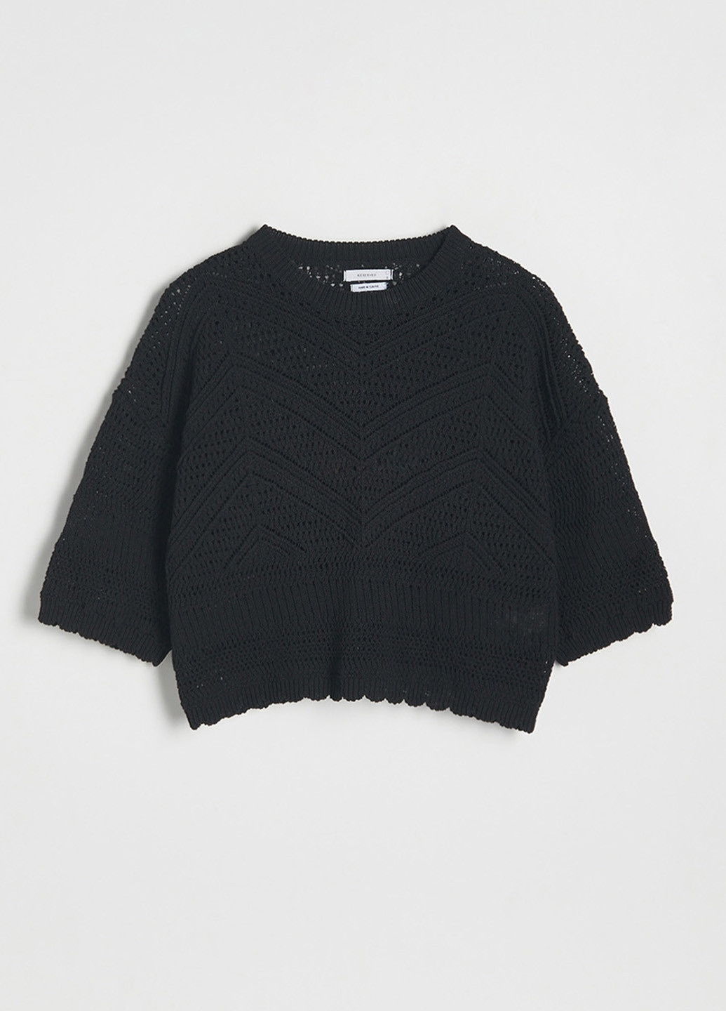 Черный летний джемпер джемпер Reserved