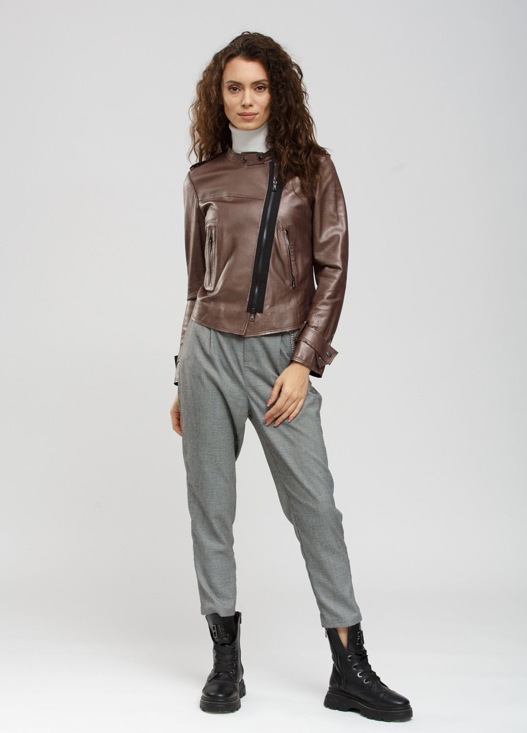 Коричнева демісезонна куртка коричневий демісезон повсякденний NEBRASKA