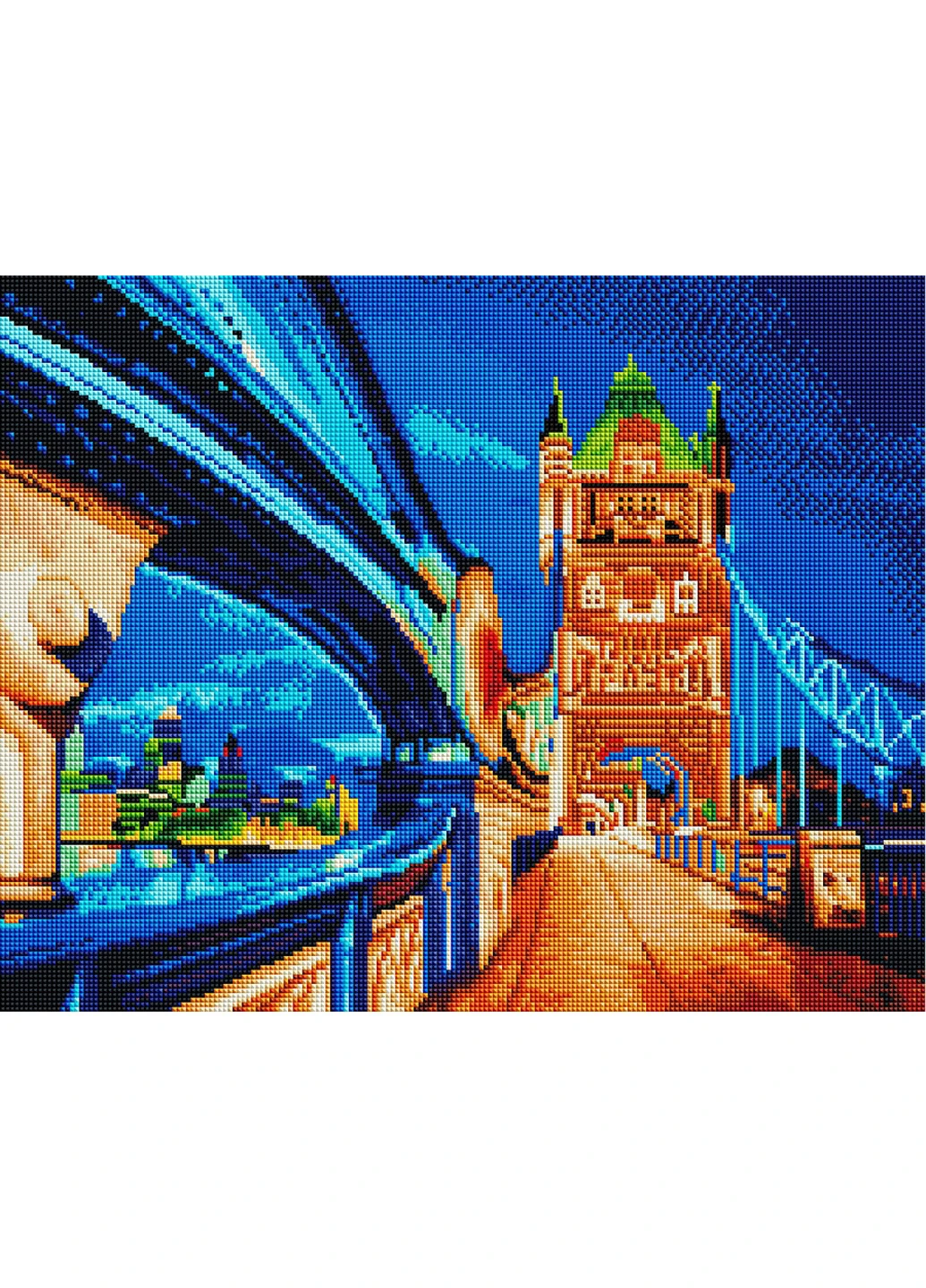 Алмазная мозаика "Вечерний мост" 40х50 см Brushme (199230512)