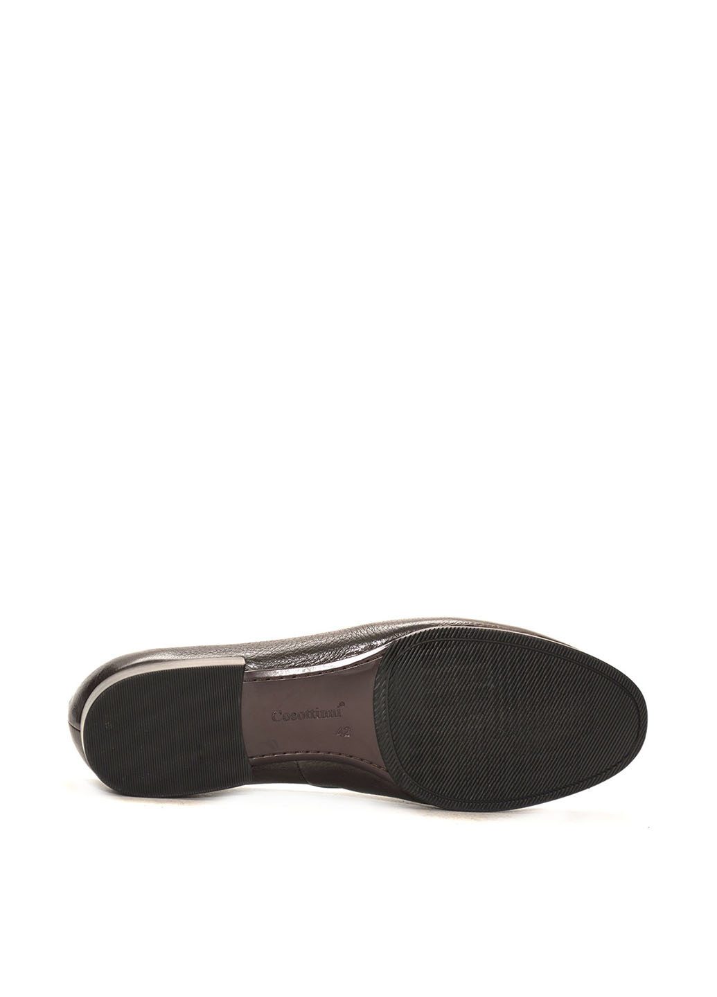 Темно-коричневые кэжуал туфли Cosottinni без шнурков