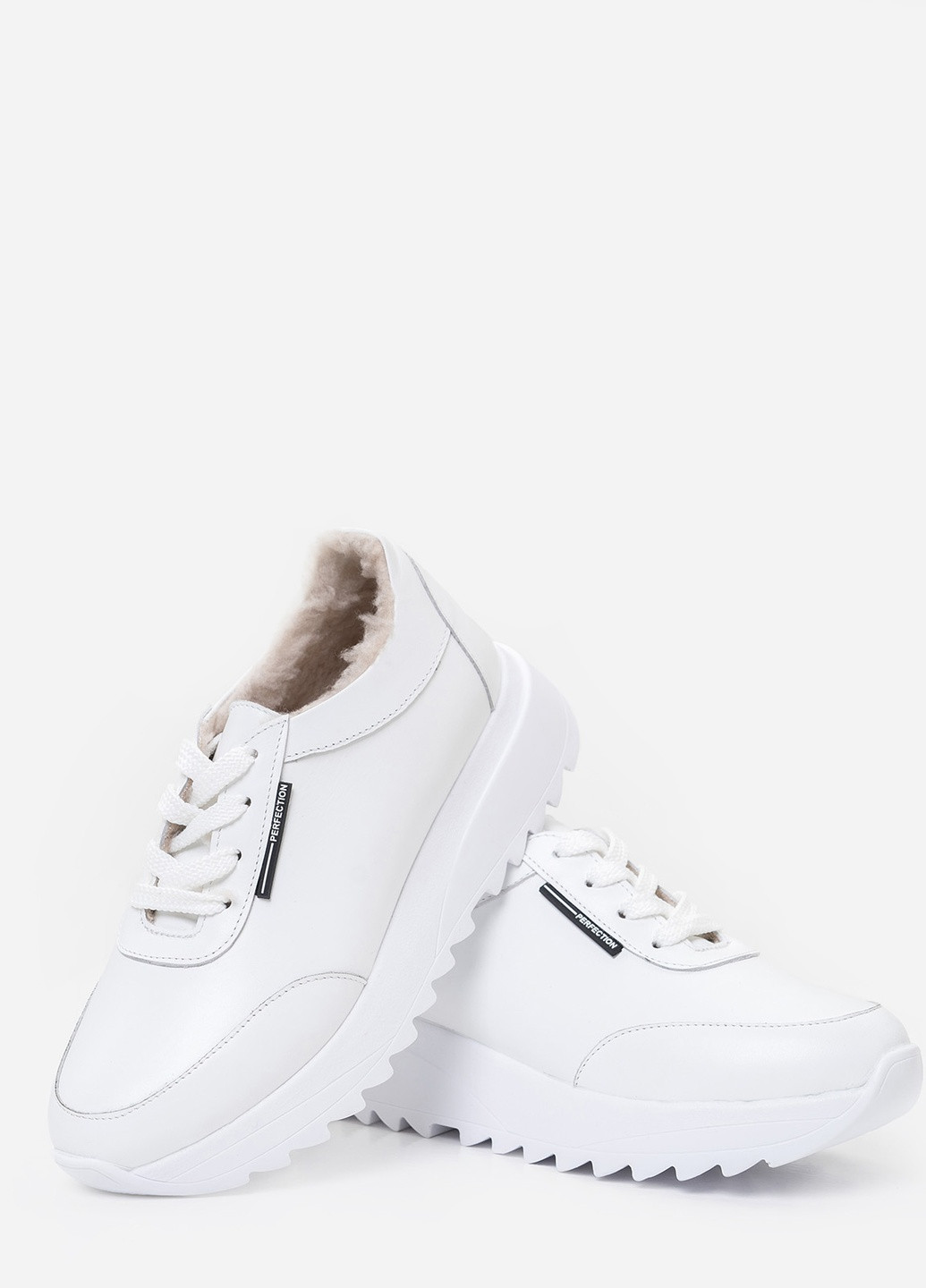 Белые зимние зимние женские кроссовки ISSA PLUS OB2-150