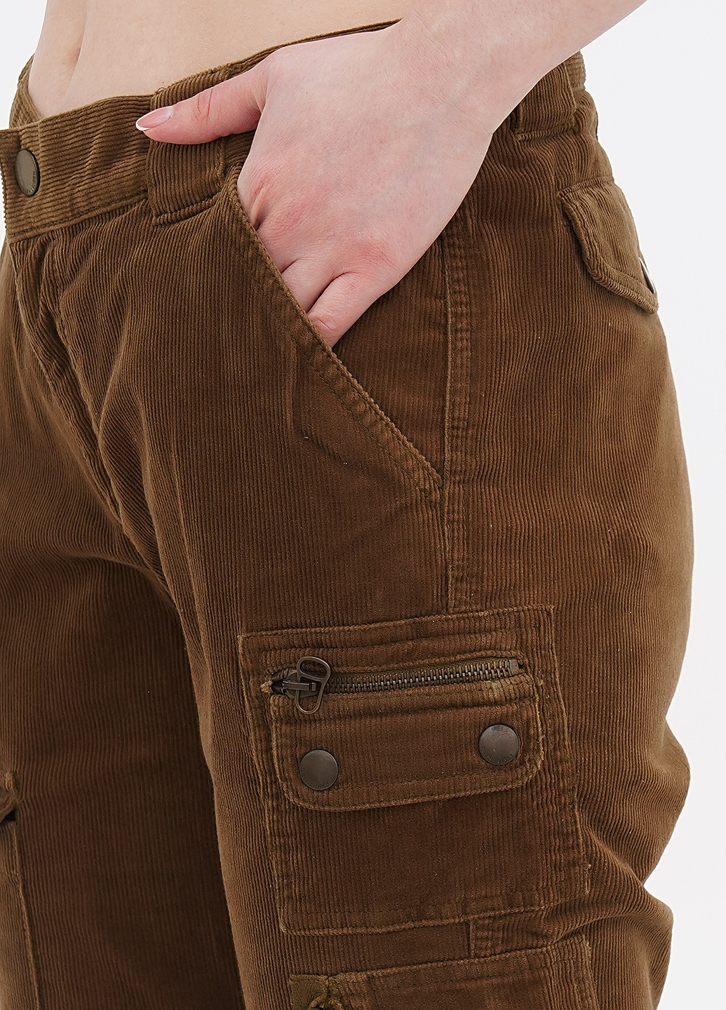 Коричневые кэжуал демисезонные прямые, карго брюки Ralph Lauren