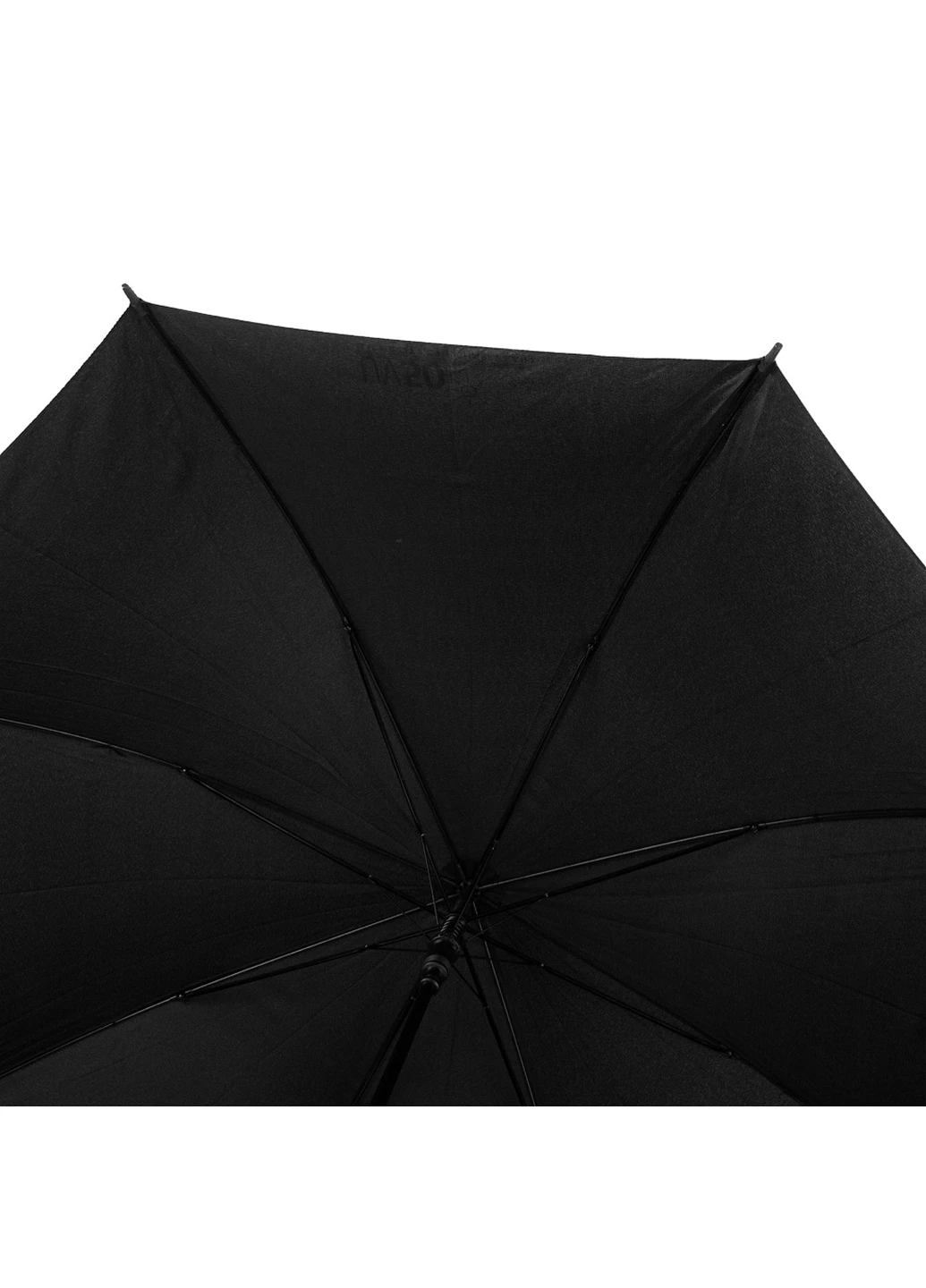 Чёрный мужской зонт-трость механический 110 см Happy Rain (255710770)