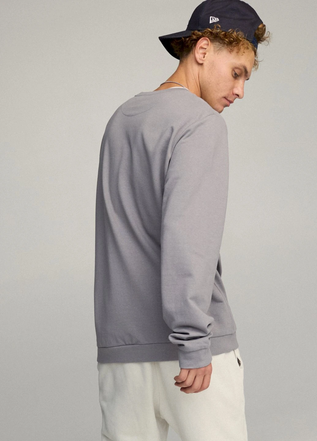 Сірий світшот чоловічий oversize /no flis/ YAPPI (252258289)