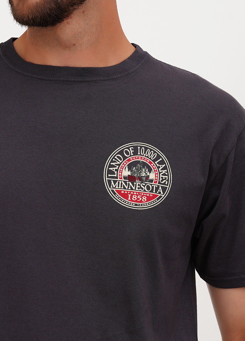 Темно-серая футболка Blue 84