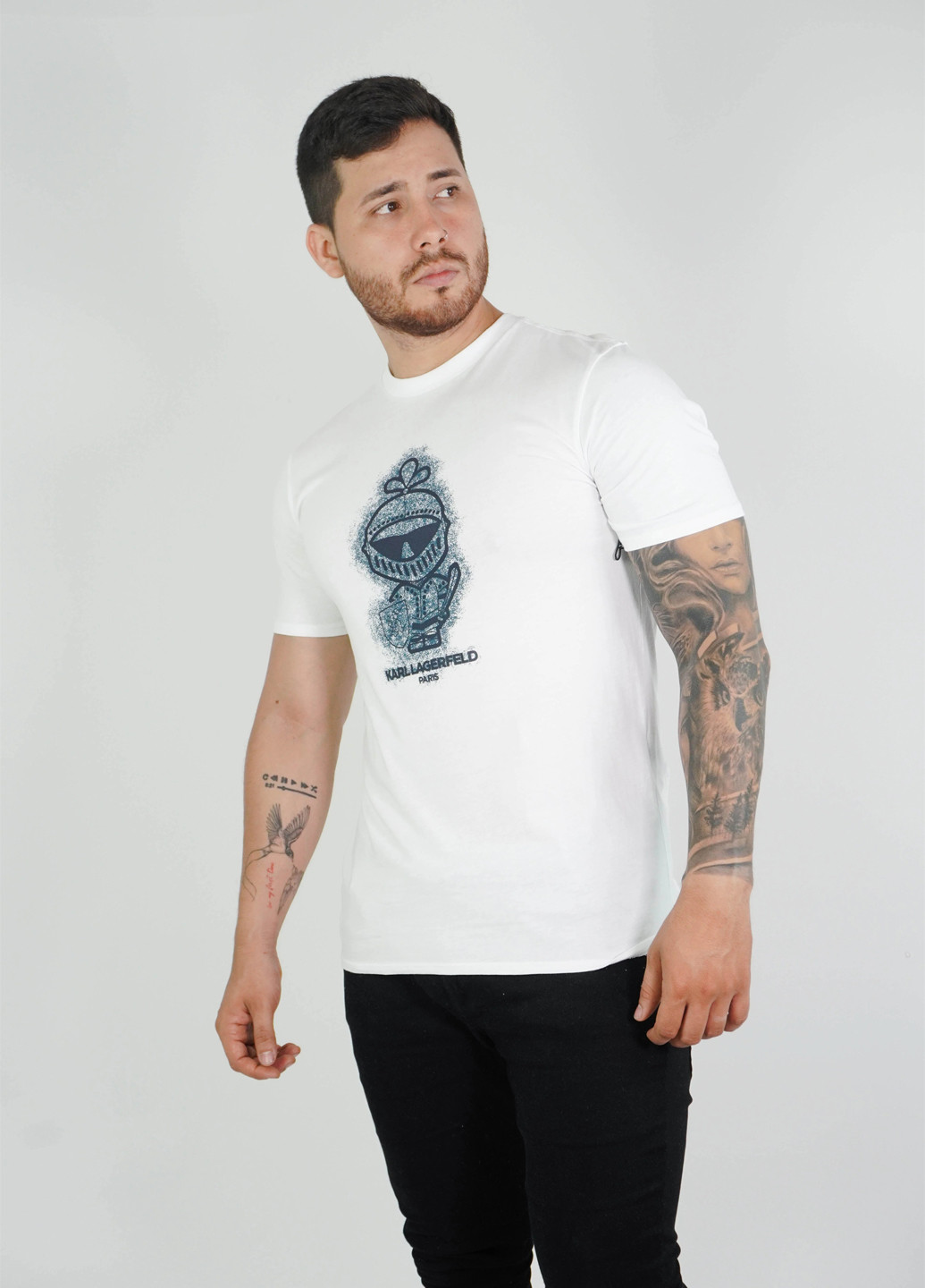 Белая футболка Karl Lagerfeld