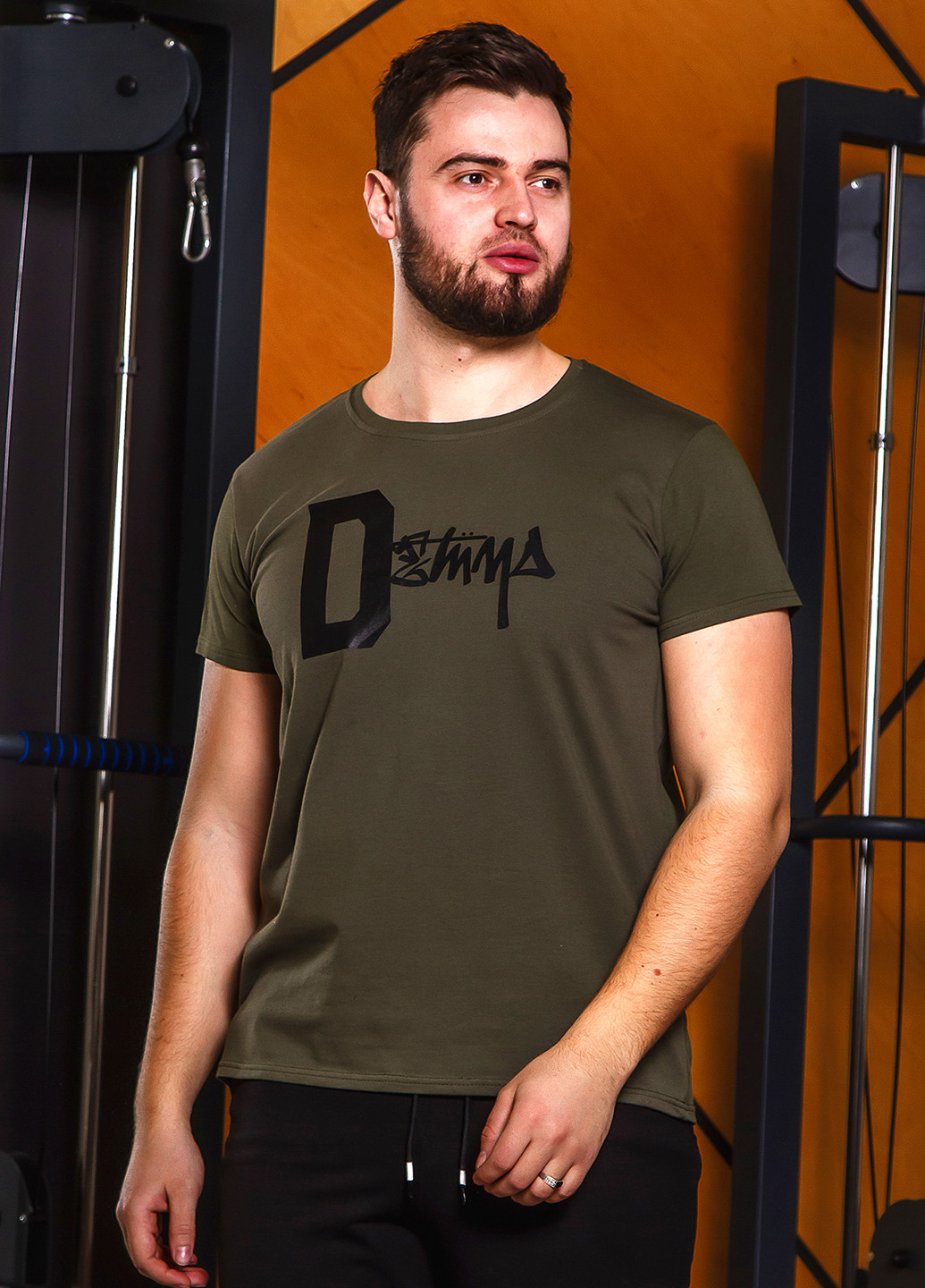 Хакі (оливкова) літня футболка Demma