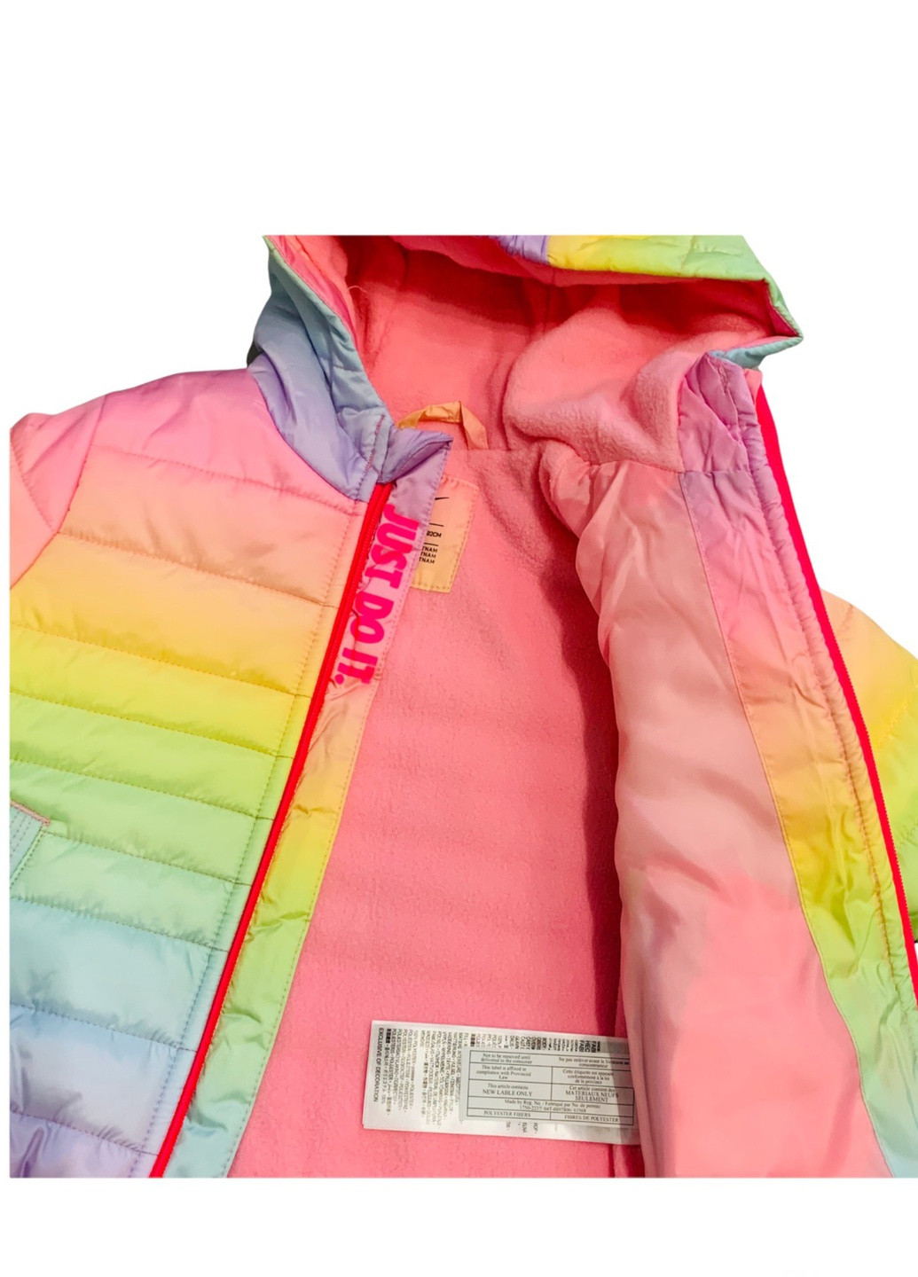 Рожева демісезонна куртка Nike
