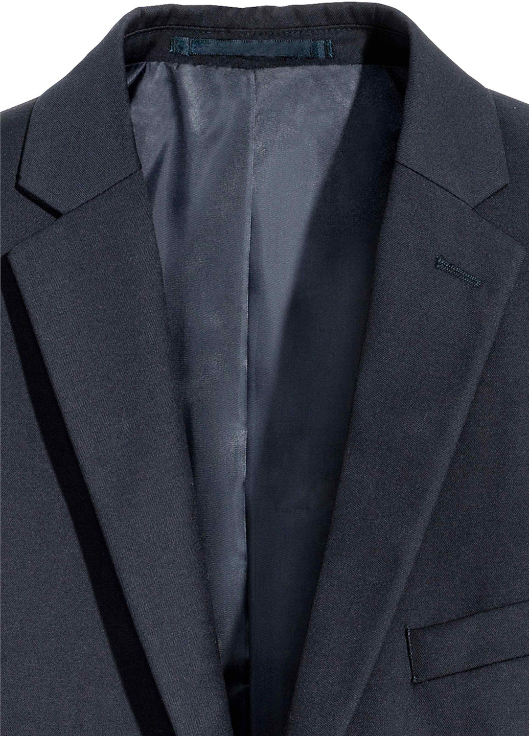 Піджак H&M темно-синій кежуал