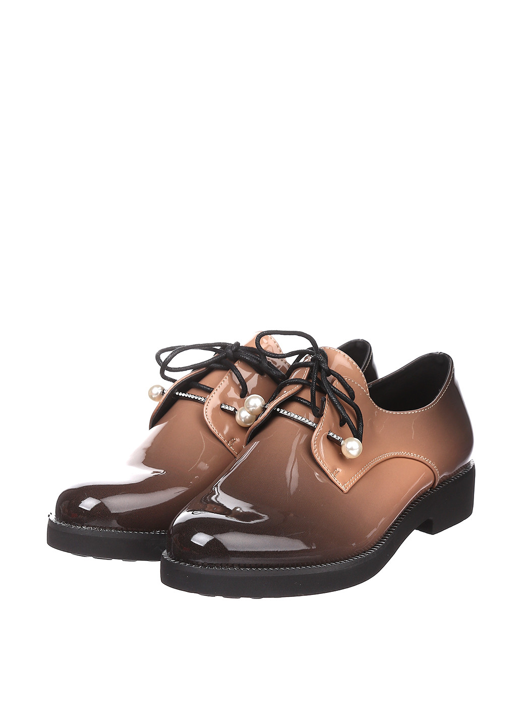 Туфлі Loretta градієнти світло-коричневі кежуали