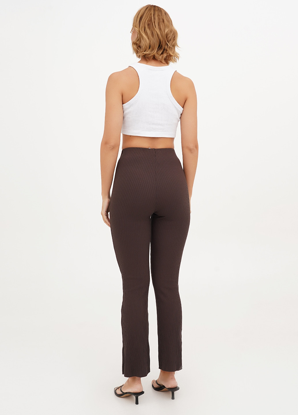 Темно-коричневые демисезонные леггинсы H&M