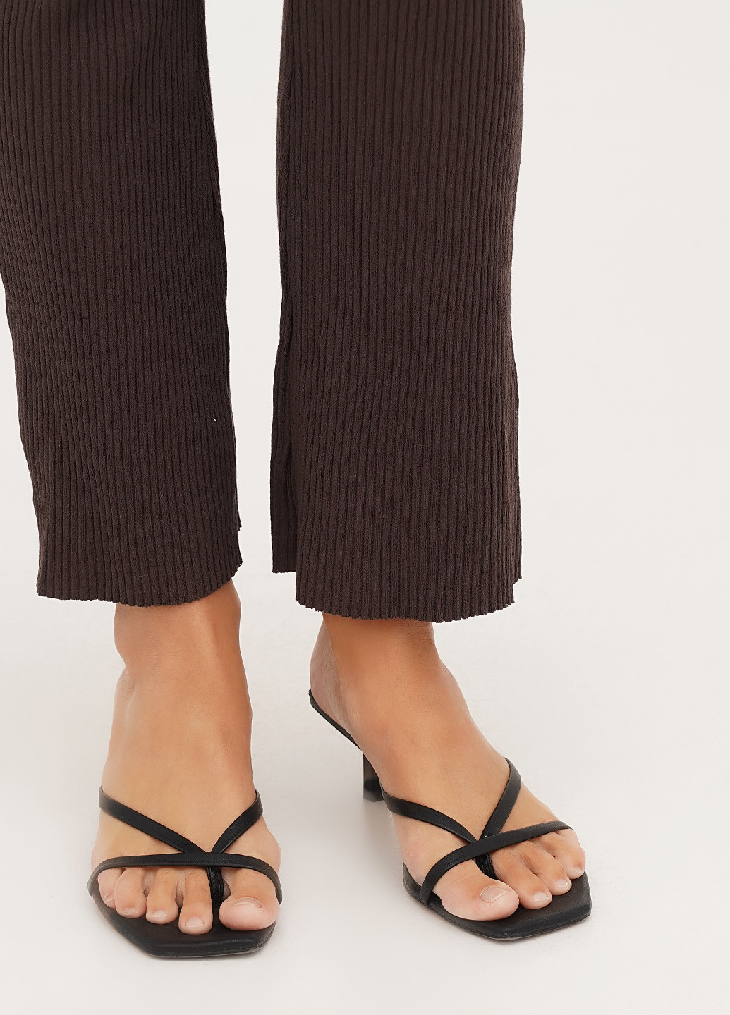 Темно-коричневые демисезонные леггинсы H&M