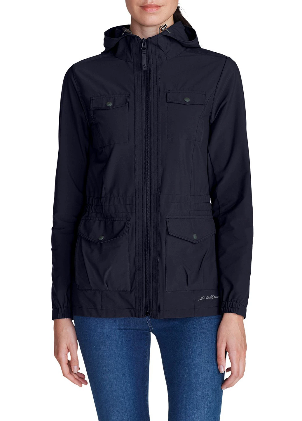Чорна демісезонна куртка Eddie Bauer