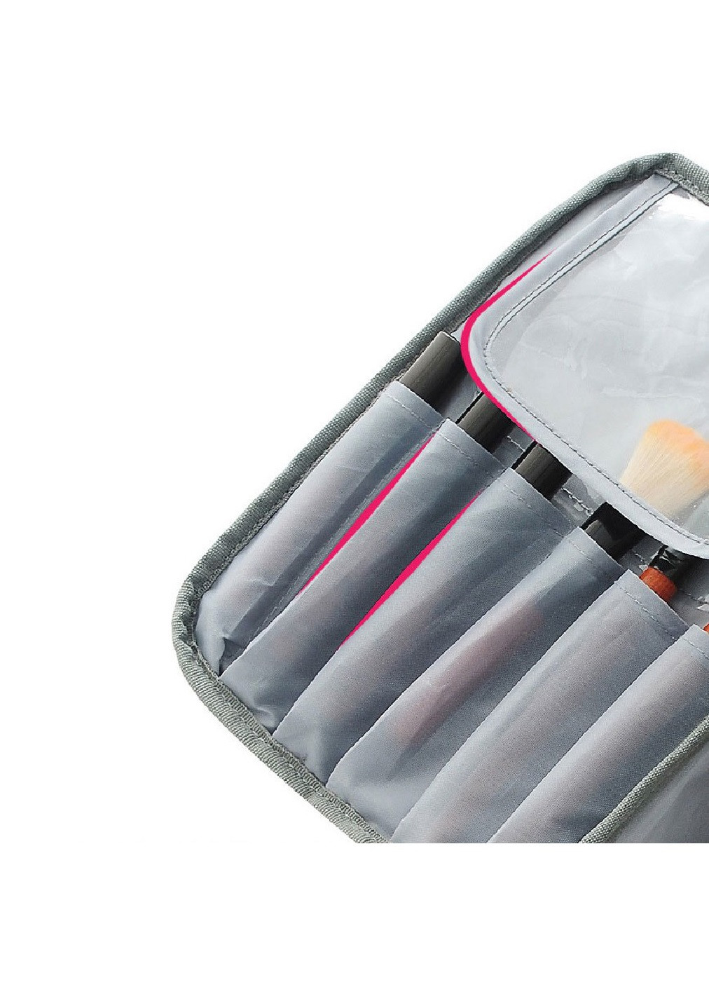 Косметичка органайзер компактний дорожній для косметики та приладдя 23х8х16.5 см (473761-Prob) Бірюзовий Unbranded (256464681)