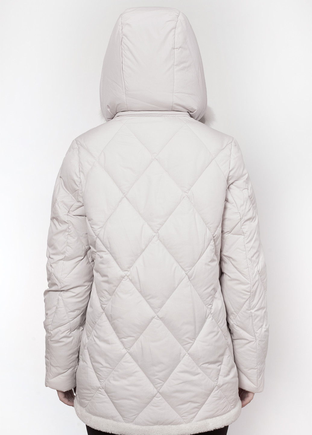 Молочна зимня куртка Qarlevar