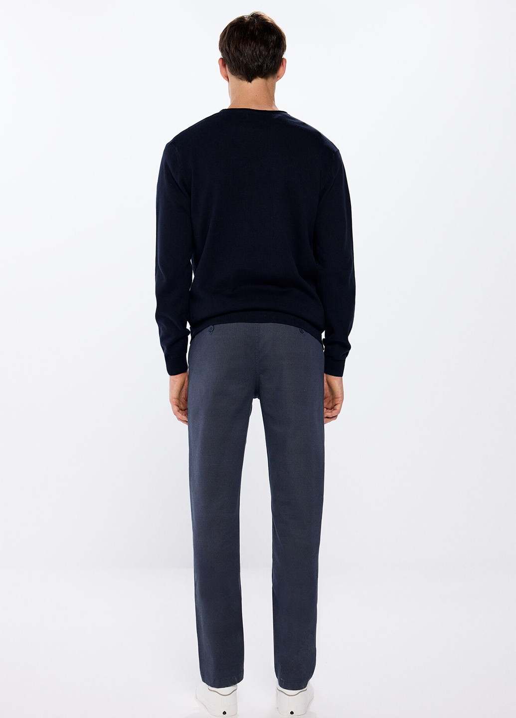 Серо-синие кэжуал демисезонные чиносы брюки Springfield