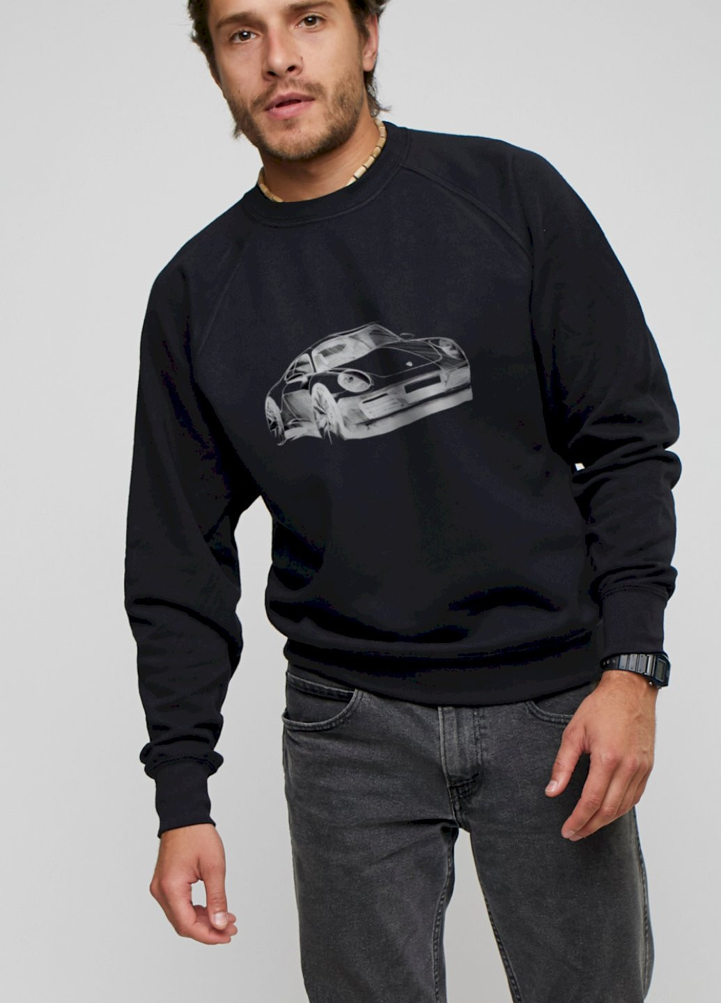 Черный свитшот мужской YAPPI (198688821)