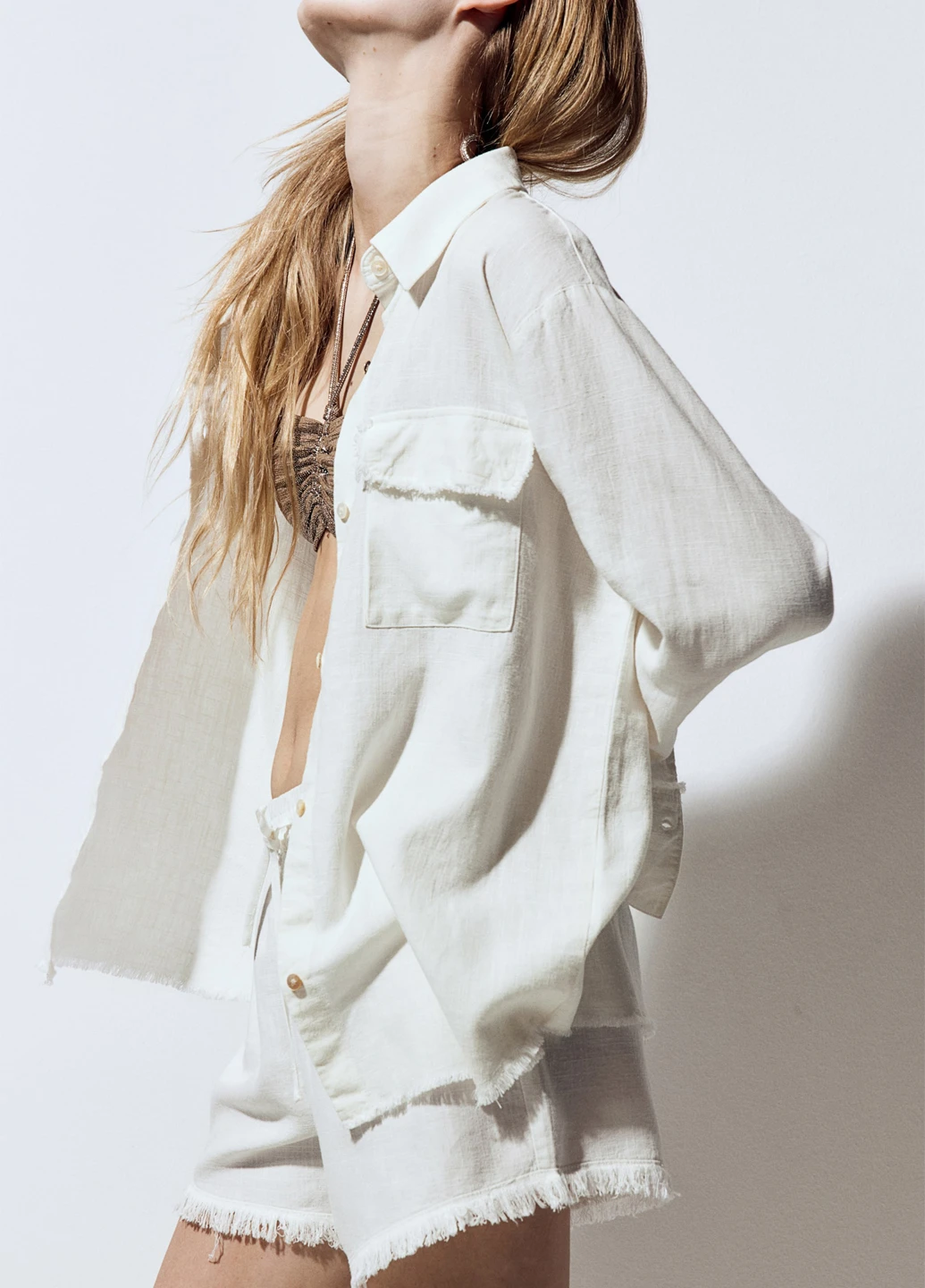 Кремова блуза H&M