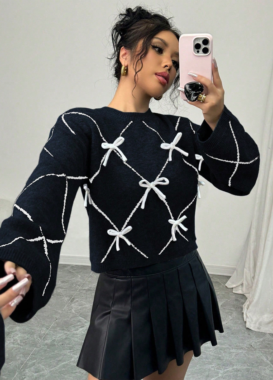 Чорний демісезонний джемпер джемпер SHEIN