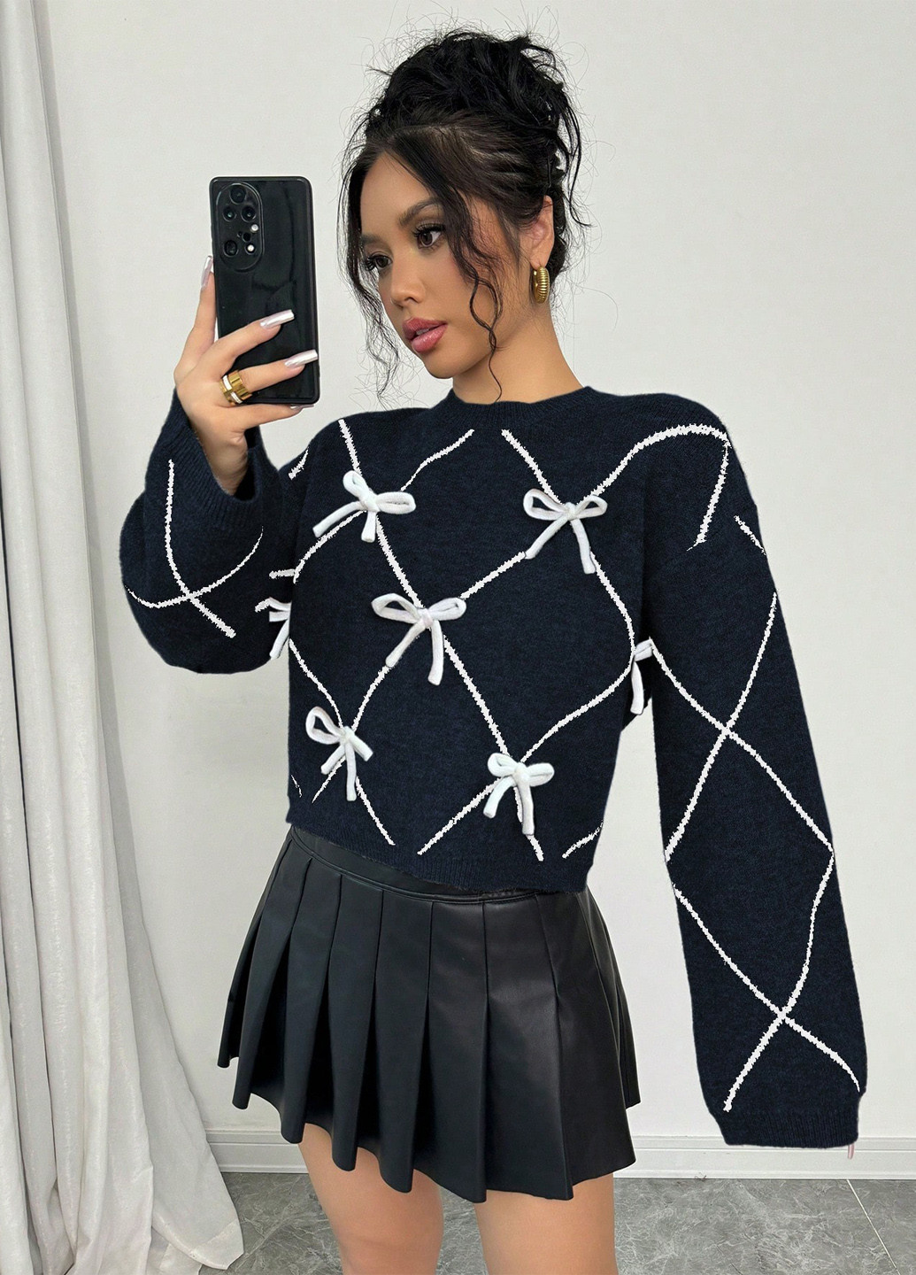 Чорний демісезонний джемпер джемпер SHEIN