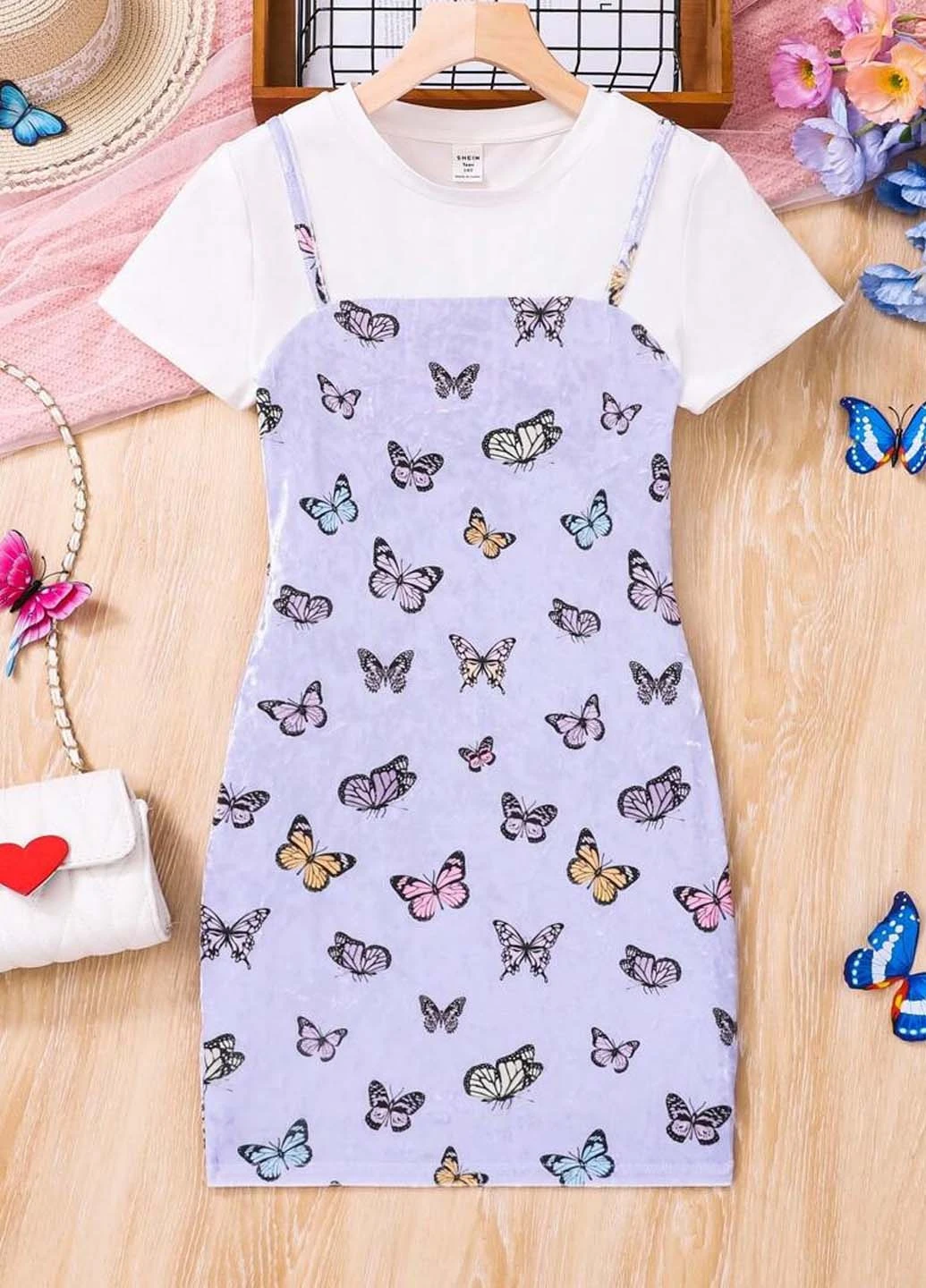 Комбінована сукня SHEIN (334459128)