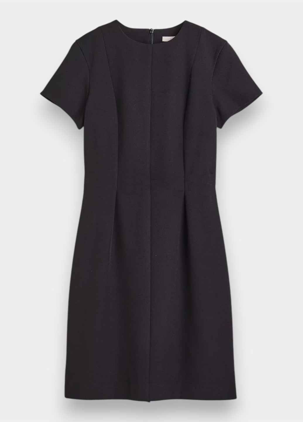 Черное кэжуал платье а-силуэт H&M однотонное