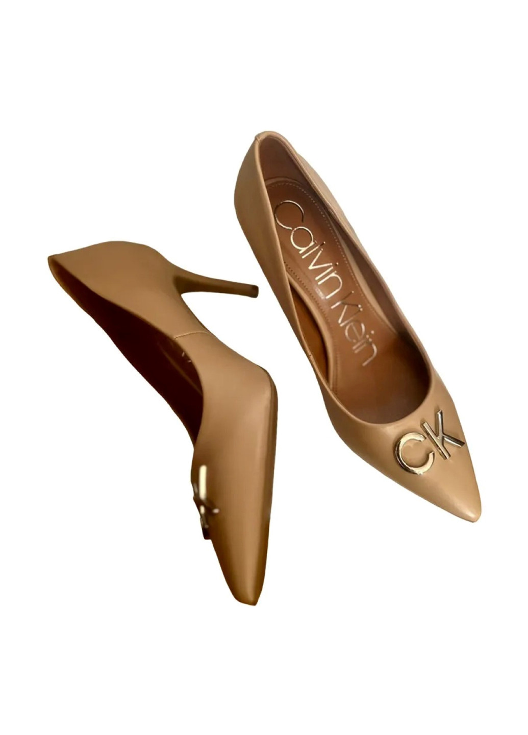 Calvin Klein Туфли лодочки бежевый з искусственная кожа, сша — демисезон (303271401)