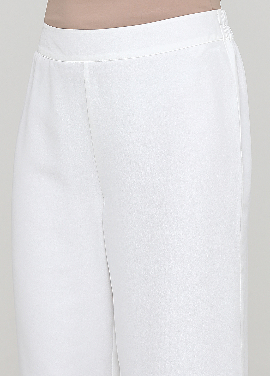 Белые кэжуал летние палаццо брюки Heine