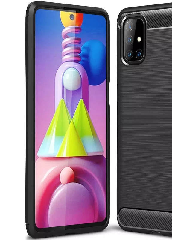 TPU чехол Slim Series для Samsung Galaxy M51 Черный (is_00000040053_3) iPaky (238479128)