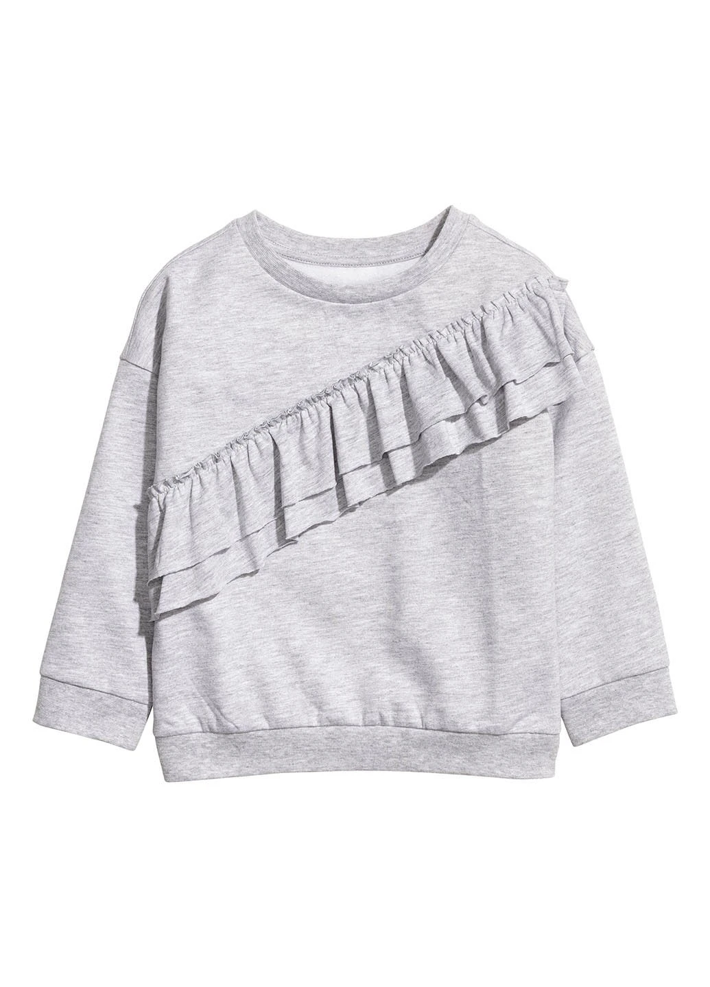 H&M світшот сірий кежуал