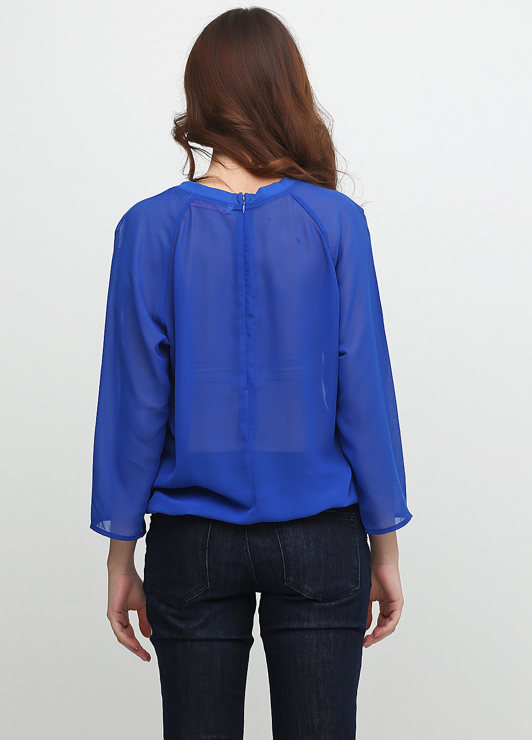 Синяя демисезонная блуза Silvian Heach