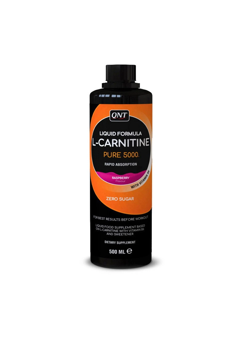Жидкий Л-карнитин L-carnitine liquid (500 мл) raspberry QNT (255363231)