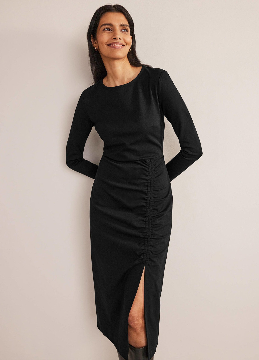 Чорна кежуал сукня Boden однотонна