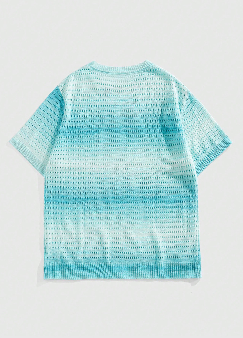 Светло-бирюзовый летний джемпер джемпер SHEIN