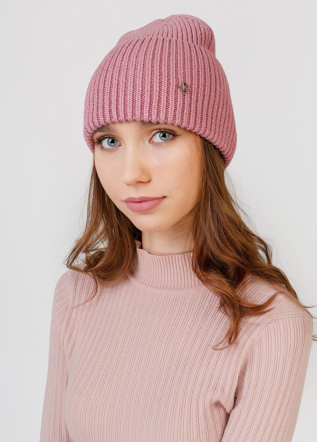 Кашемировая зимняя теплая женская шапка без подкладки 330206 Merlini (254281114)