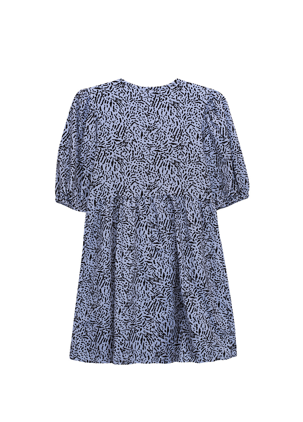 Светло-синее кэжуал платье оверсайз Miss Selfridge с абстрактным узором