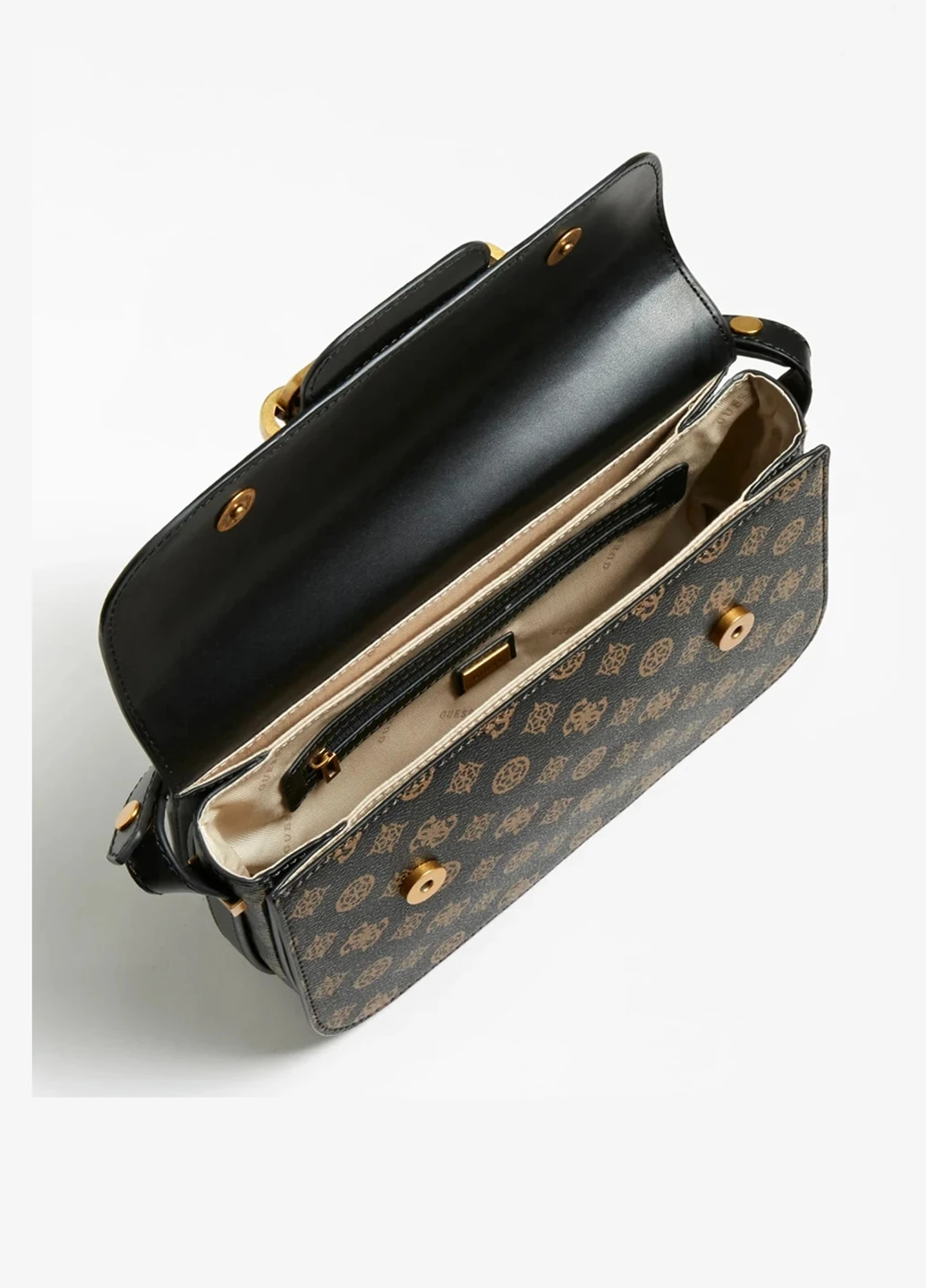 Сумка с регулируемой ручкой Guess HENSELY LOGO CNVRTBL SHLDR BAG (251444149)
