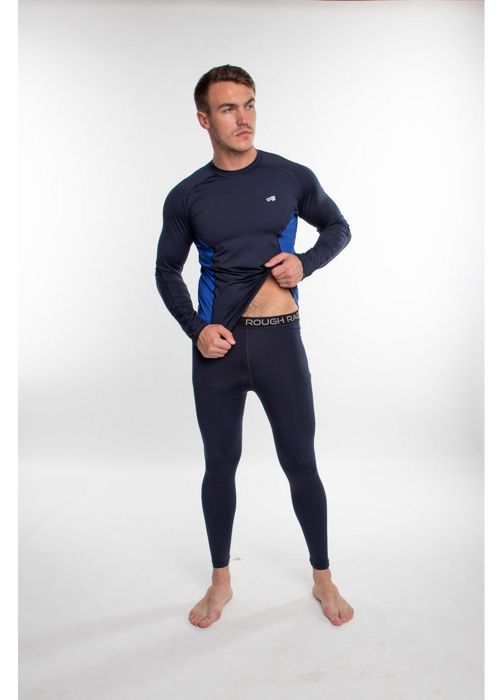 Темно-синий демисезонный спортивный костюм для бега xl Radical
