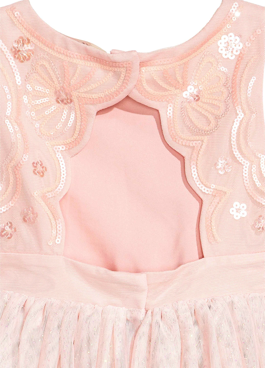 Персиковое платье H&M (59511266)