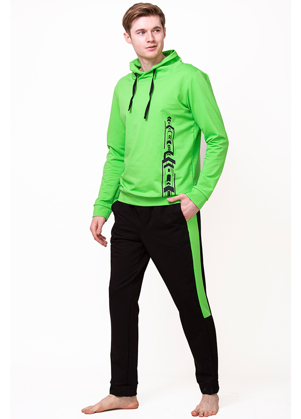 Зелений демісезонний спортивний костюм чоловічий Kosta