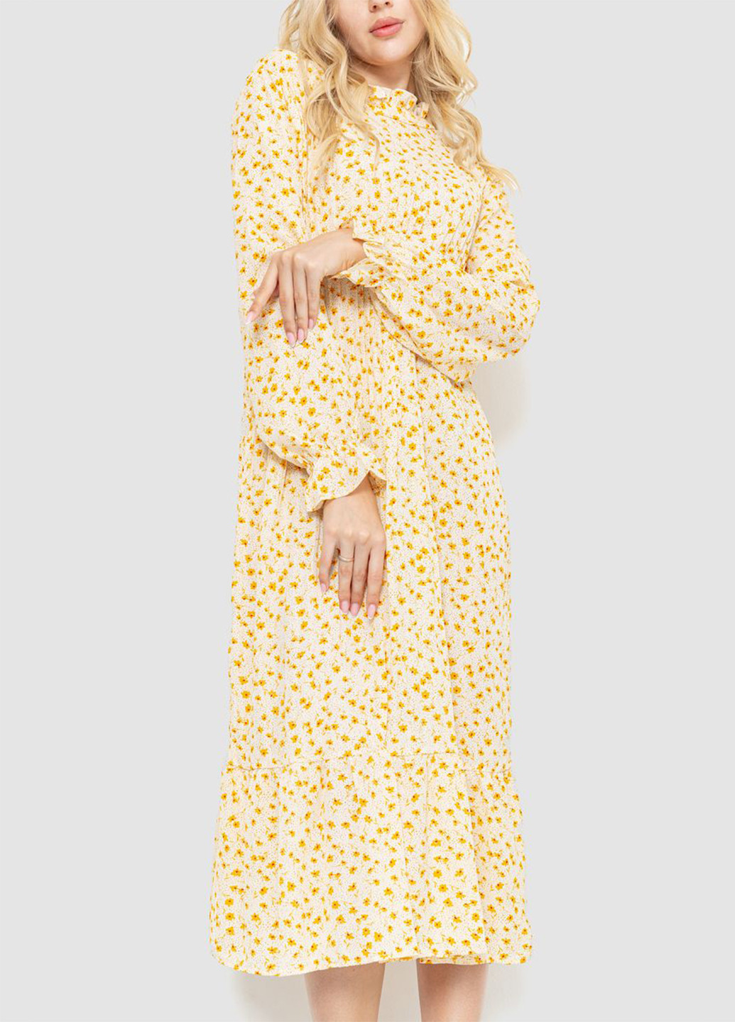 Комбинированное кэжуал платье оверсайз Ager с цветочным принтом