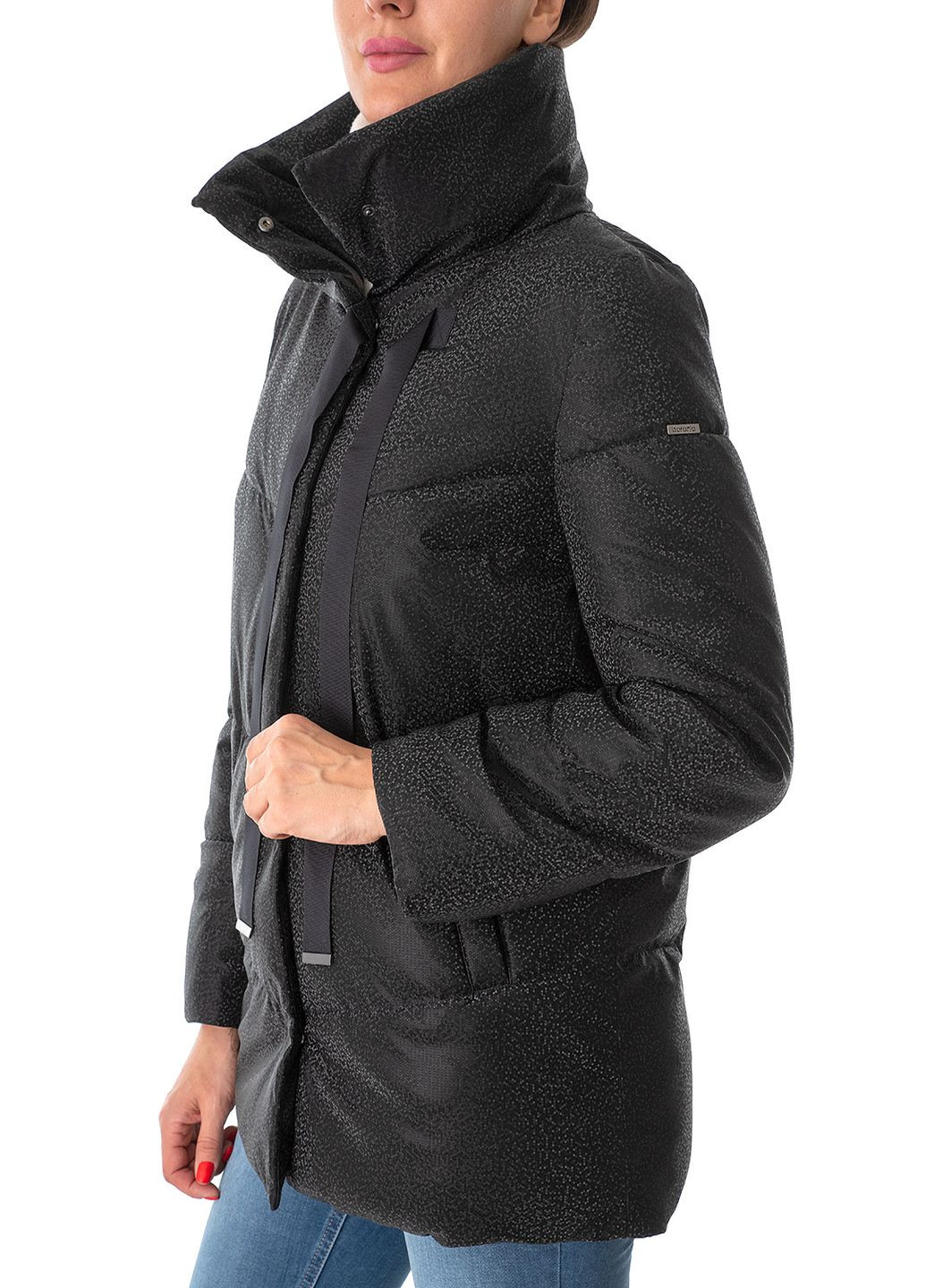 Черная зимняя куртка Baronia