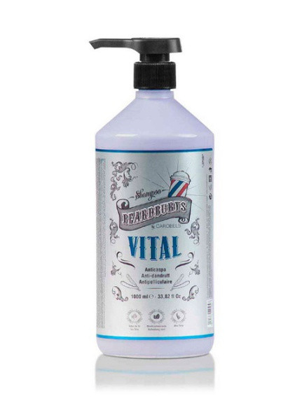 Шампунь против перхоти с эффектом пилинга Vital Shampoo 1000 мл Beardburys (254798012)
