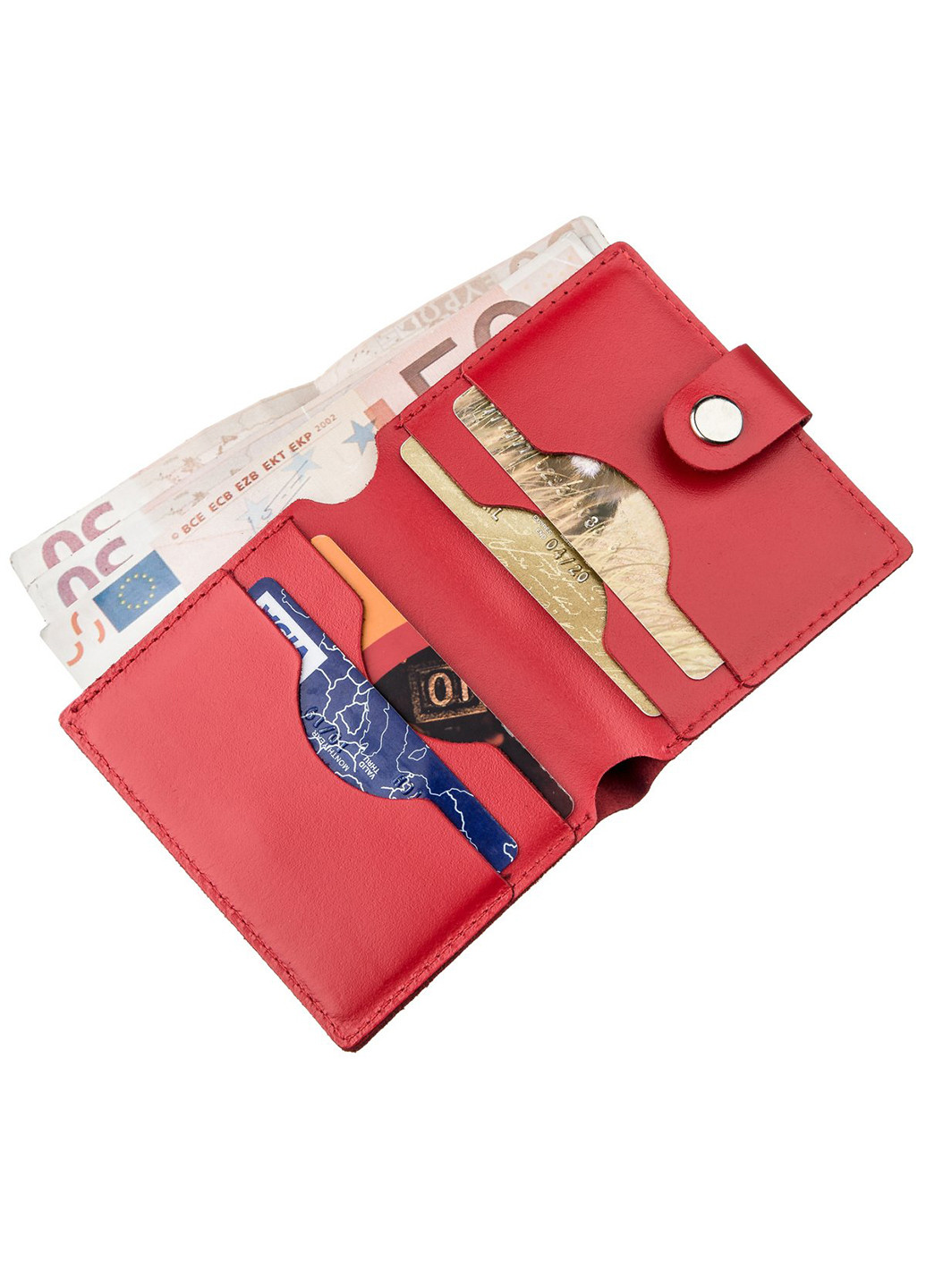Жіночий шкіряний гаманець 10х8,5х1 см Shvigel (229461085)